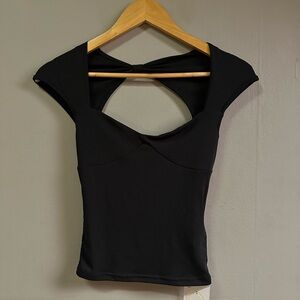 Commense Black Crop Top